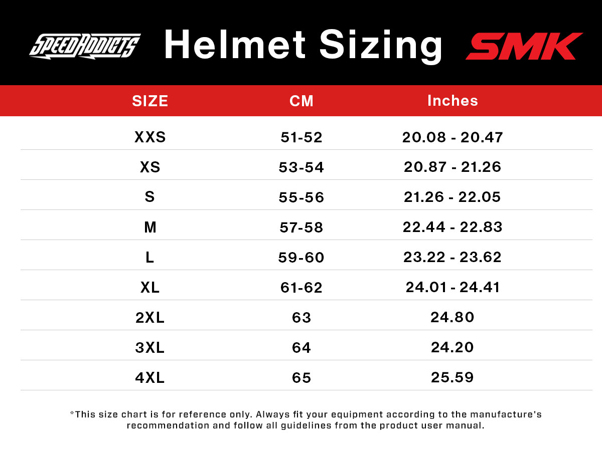 SMK Bionic White Helmet