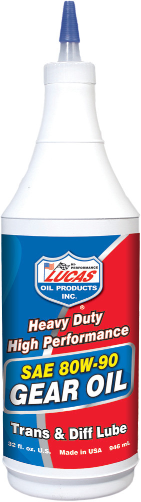 Lucas Heavy Duty Gear Oil 80W-90 Qt - 10043