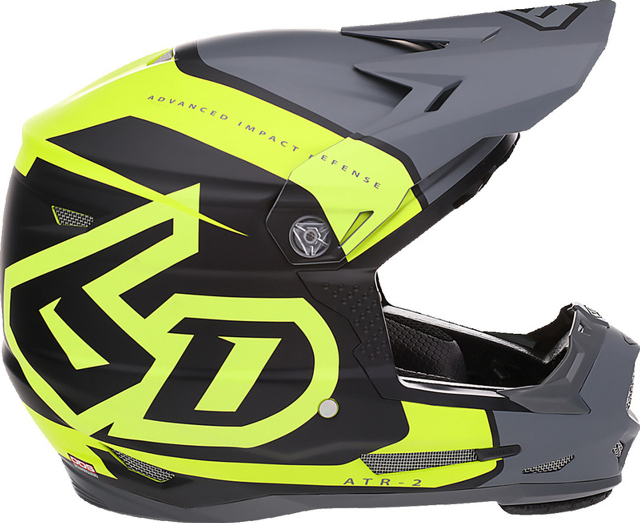 6D ATR-2Y Torque Neon Yellow Helmet