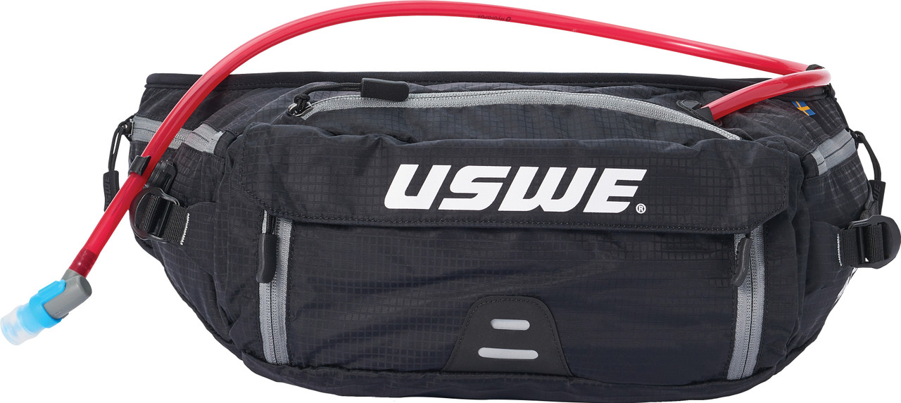 Uswe Zulo 6 Carbon Black 1.5L Vented Hip Pack Pnp Tube - 2064101