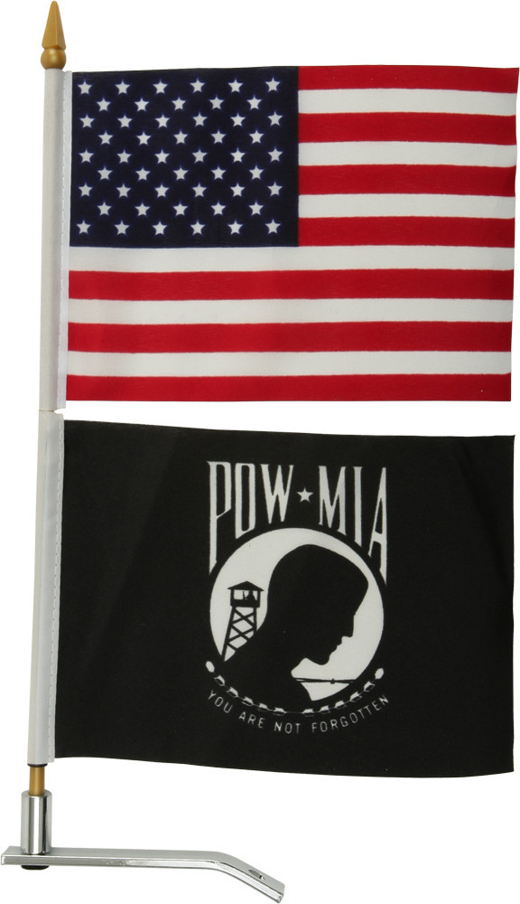 Harddrive Flag / Mount Usa/Pow Mia Trunk Tab Mount - 77-014
