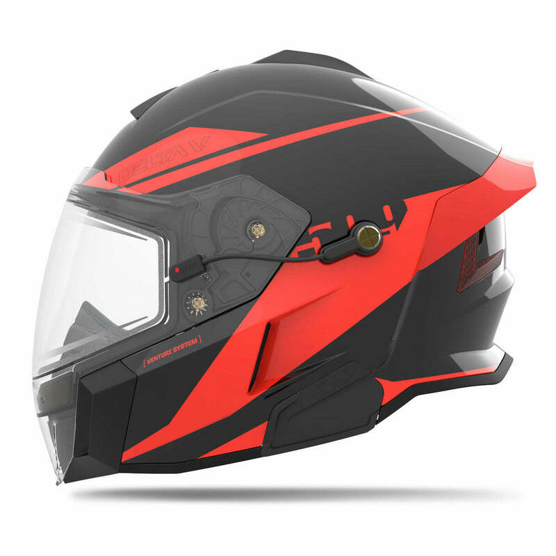 509 Delta V Ignite Racing Red Helmet