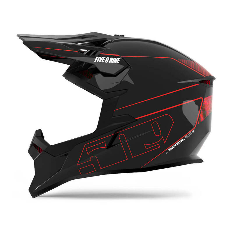 509 Youth Tactical 2.0 Offroad Black Helmet