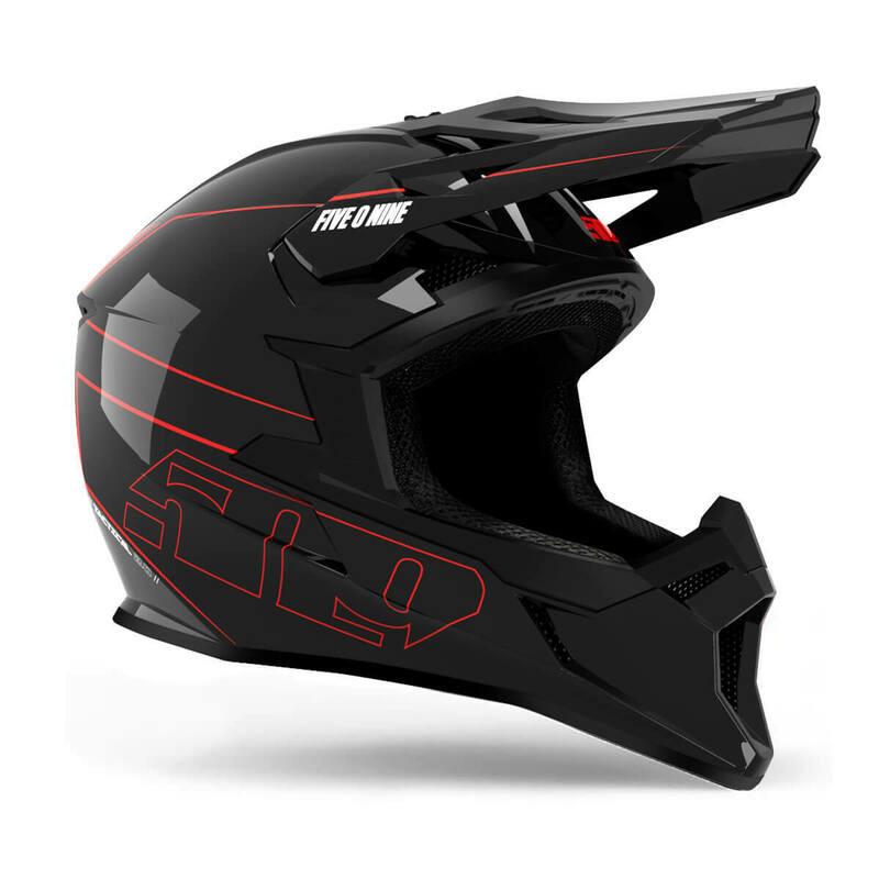 509 Youth Tactical 2.0 Offroad Black Helmet