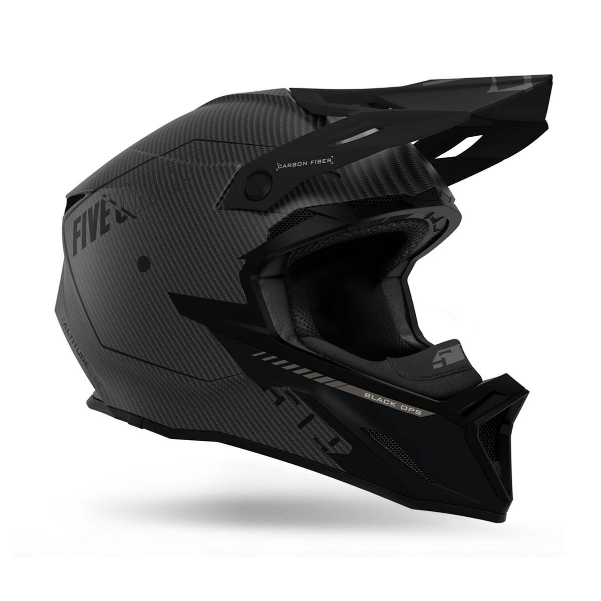 509 Altitude 2.0 Carbon Fiber 3K Hi Flow Black Ops Helmet