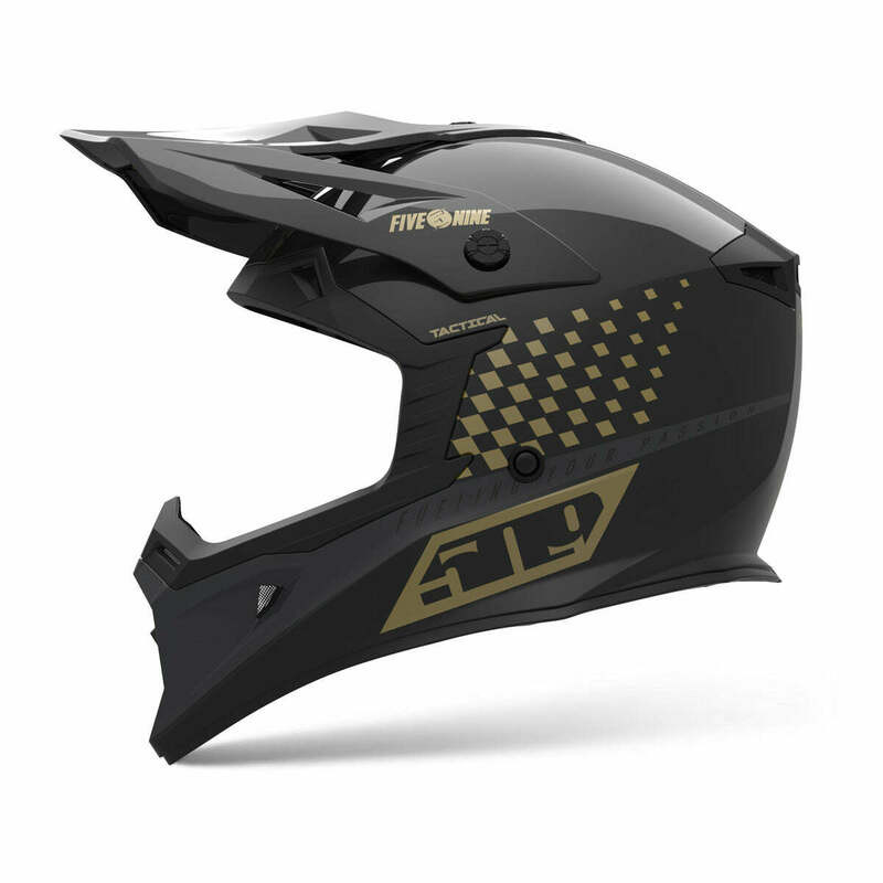 509 Tactical Offroad Speedsta Black Gold Helmet