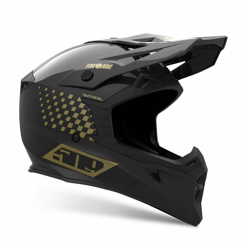 509 Tactical Offroad Speedsta Black Gold Helmet