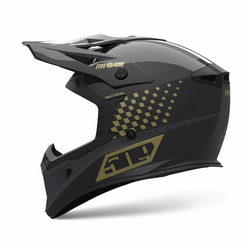 509 Tactical Offroad Speedsta Black Gold Helmet