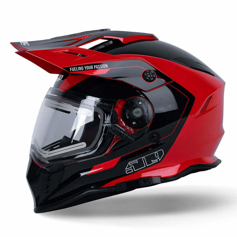 509 Delta R3L Ignite Racing Red Helmet
