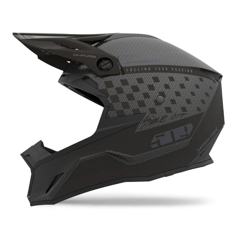 509 Altitude 2.0 Offroad Carbon Fiber Pro Speedsta Stealth Helmet