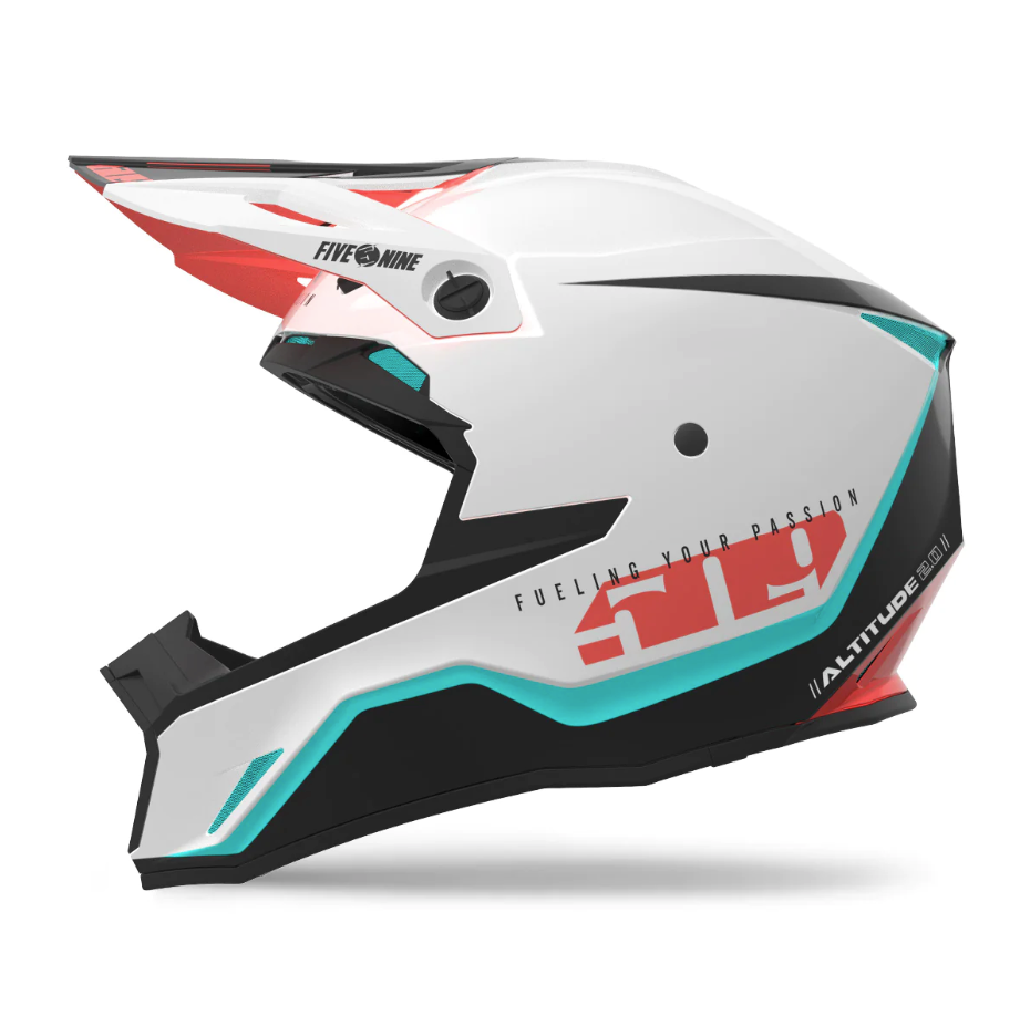 509 Altitude 2.0 Offroad Pro Sci-Fi White Helmet