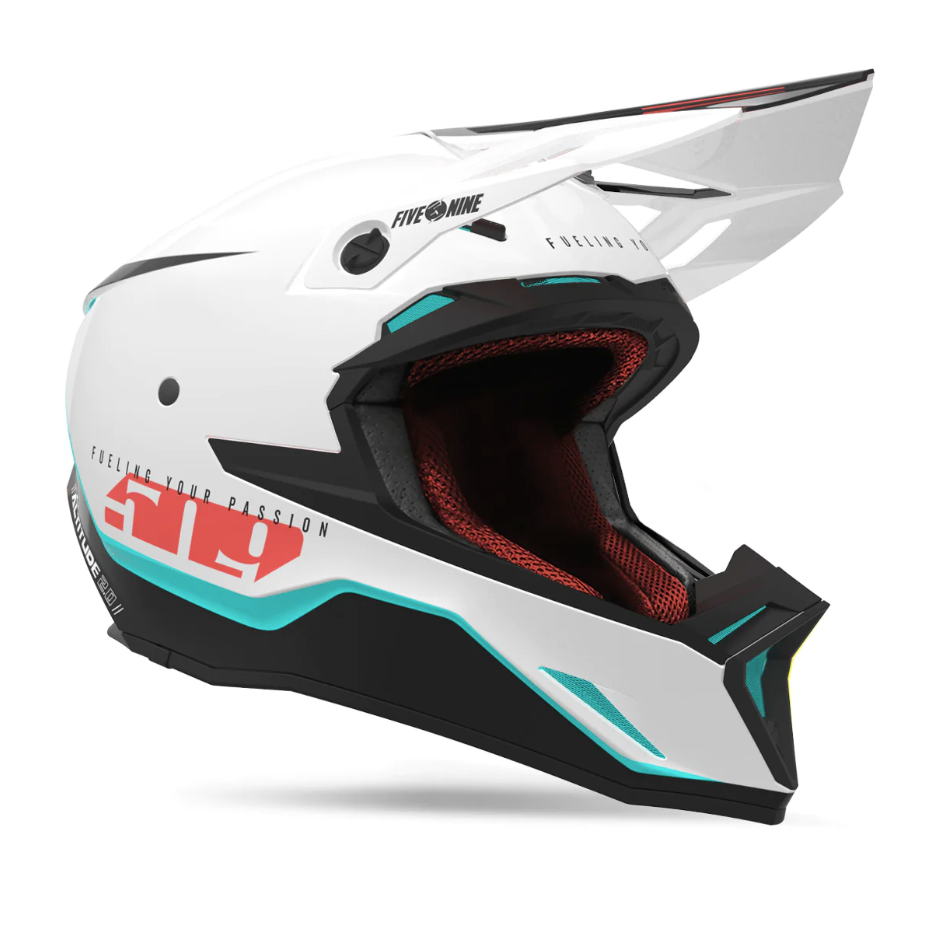 509 Altitude 2.0 Offroad Pro Sci-Fi White Helmet