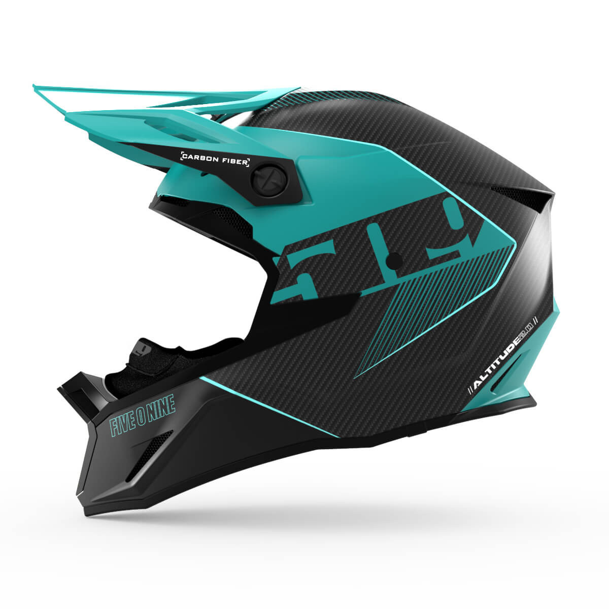 509 Altitude 2.0 Carbon Fiber 3K Hi Flow Emerald Helmet
