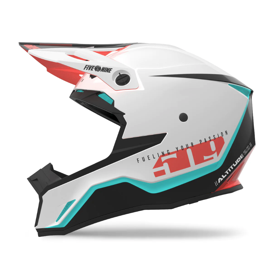 509 Altitude 2.0 Offroad Sci-Fi White Helmet