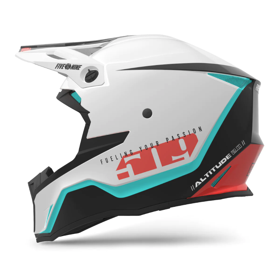 509 Altitude 2.0 Offroad Sci-Fi White Helmet