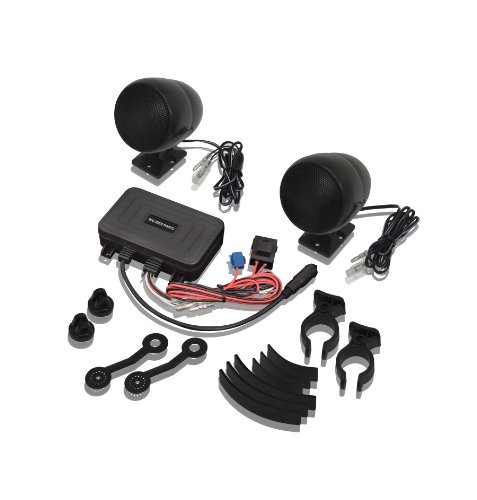 Big Bike Parts Bluetooth Sound System (Black) - 13-252BTBK