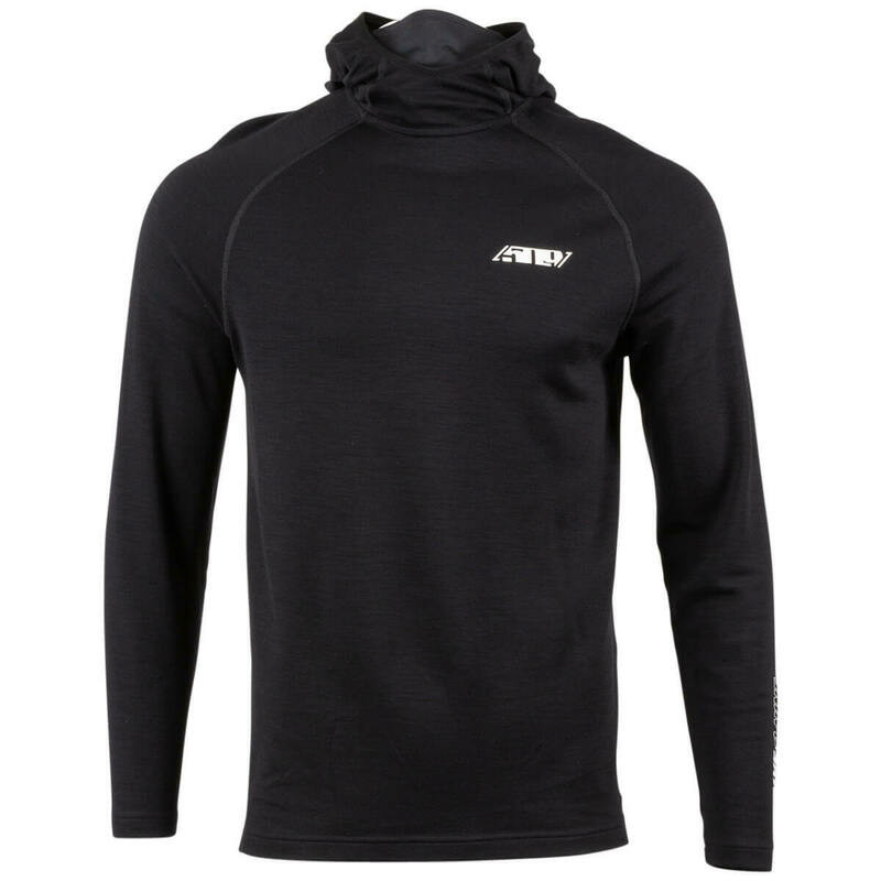 509 FZN Black Merino Hoodie
