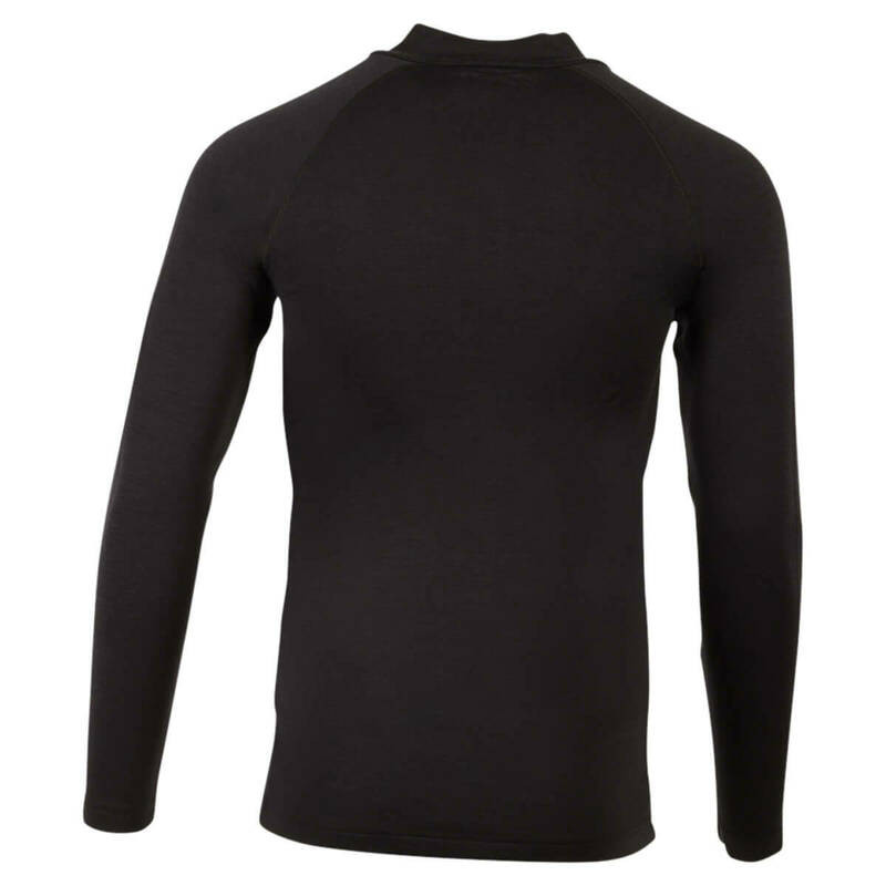 509 FZN Black Merino 1/4 Zip Shirt