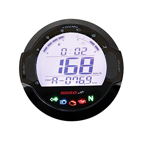 Koso Dl-03Sr Digital Gauge Black Bezel - BB642W20