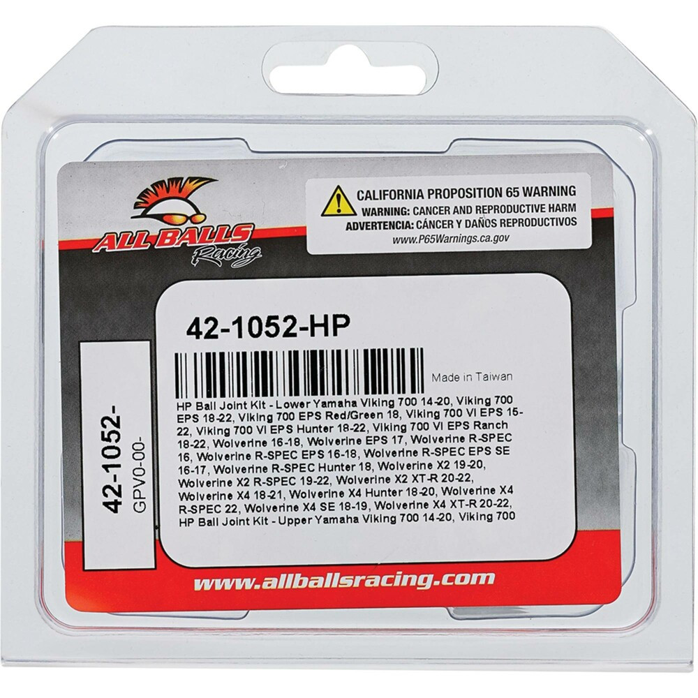 All Balls Ball Joint Kit Hp - 42-1052-HP