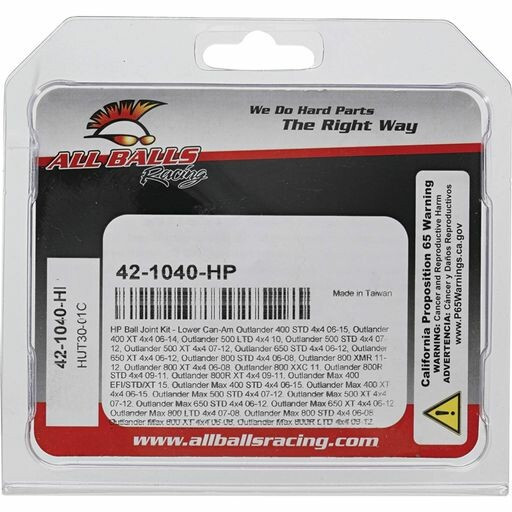 All Balls Ball Joint Kit Hp - 42-1040-HP
