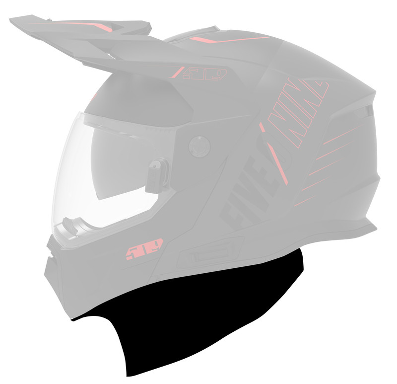 509 Arctic Chin Curtain for Delta R3 Carbon Helmets Black