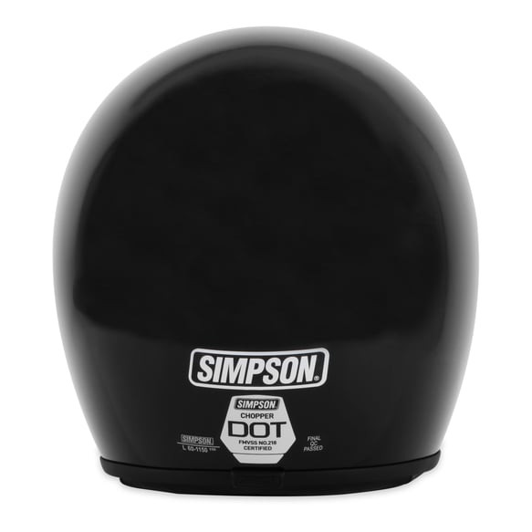 Simpson Chopper Black Helmet