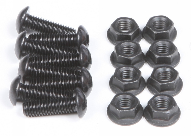 Puig Windscreen Screw Kit Standard Nut (Black) - 0956N
