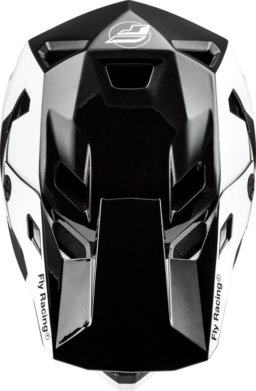 Fly Racing Youth Rayce Helmet Black White Grey