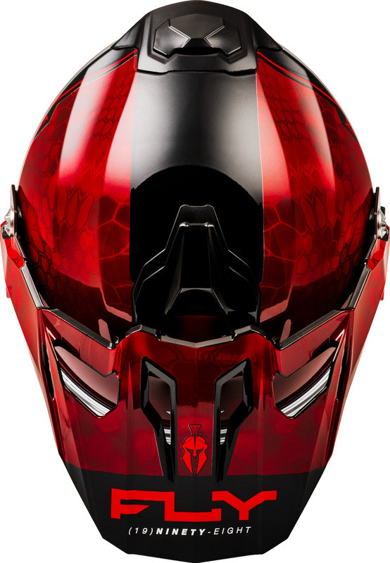 Fly Racing Trekker Kryptek Conceal Red Black Helmet - Speed Addicts