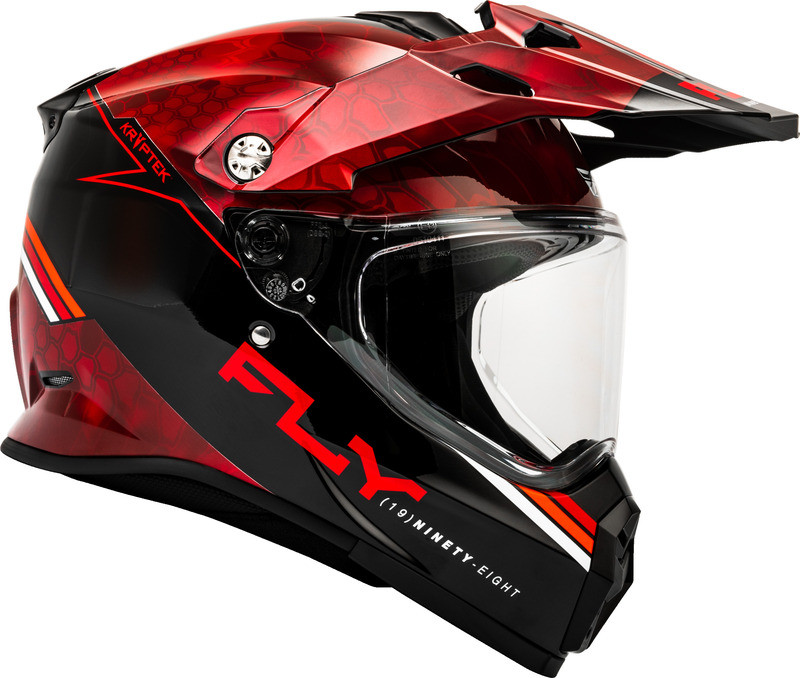 FLY RACING TREKKER XLサイズ Fly Racing Trekker Kryptek Conceal Red Black Helmet - Speed Addicts