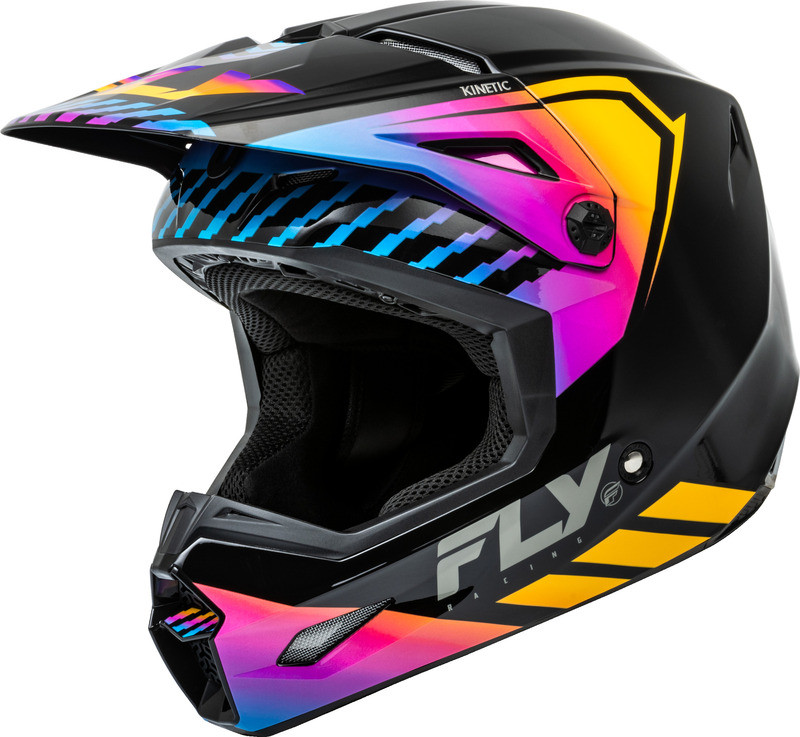 Fly Racing Kinetic Menace Black Sunrise Helmet
