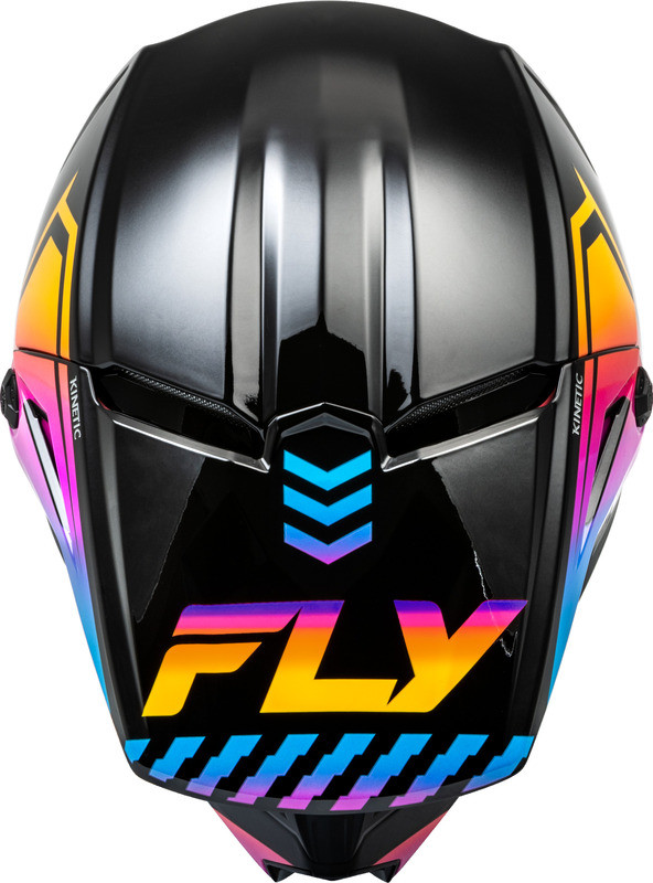 Fly Racing Kinetic Menace Black Sunrise Helmet