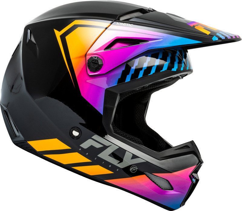 Fly Racing Kinetic Menace Black Sunrise Helmet