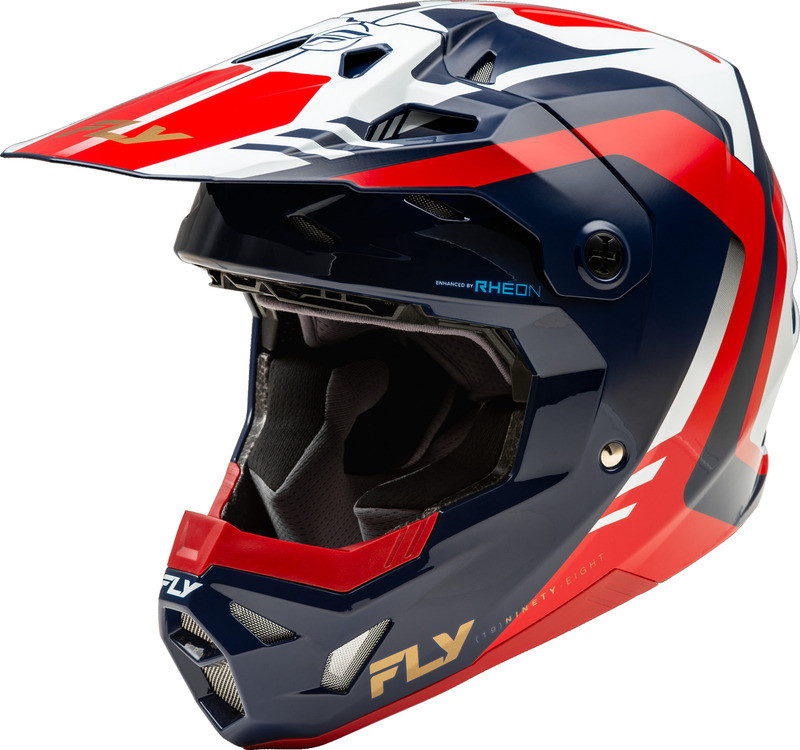 Fly Racing Formula CP Krypton Red White Navy Helmet - Speed Addicts