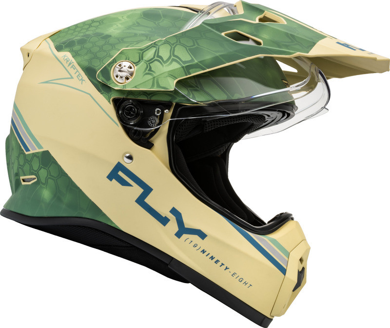 Fly Racing Trekker Kryptek Conceal Matte Tan Sage Black Helmet