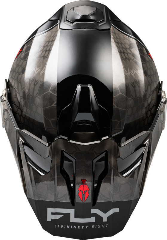 Fly Racing Trekker Kryptek Conceal Black Grey White Helmet