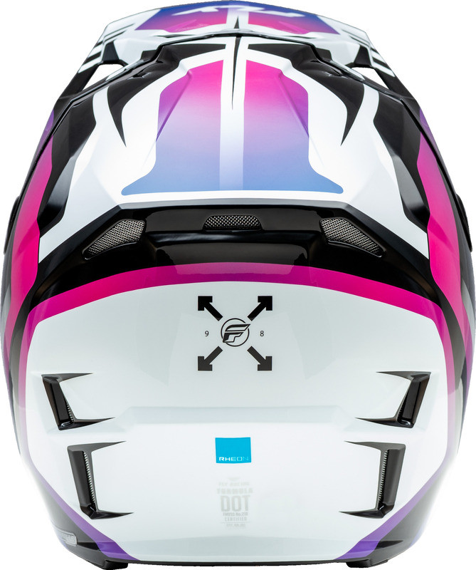 Fly Racing Formula CP Krypton White Black Purple Helmet