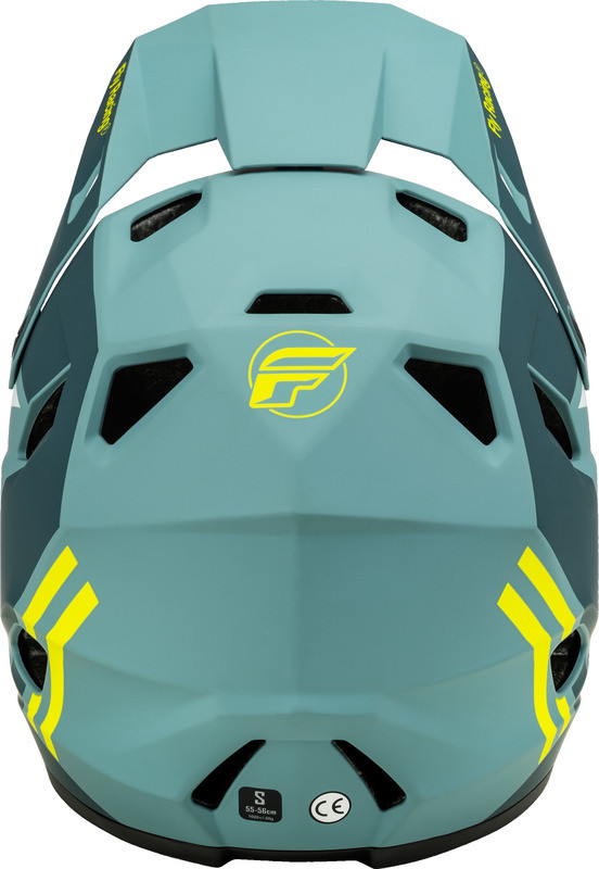 Fly Racing Youth Rayce Helmet Matte Blue Stone Hi-Vis