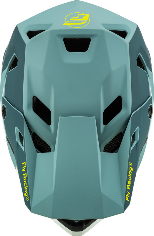 Fly Racing Youth Rayce Helmet Matte Blue Stone Hi-Vis
