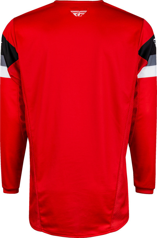 Fly Racing Kinetic Prix Jersey Red Grey White