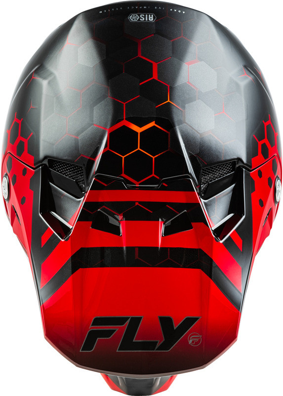 Fly Racing Formula CC Tektonic Black Red Orange Helmet