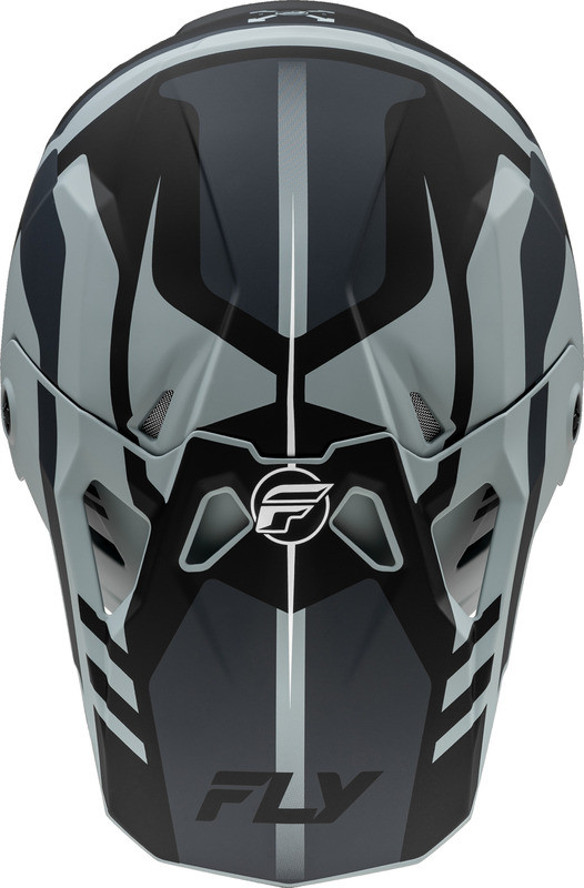 Fly Racing Formula CP Krypton Matte Grey Black Helmet