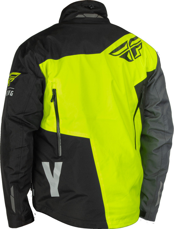 Fly Racing Snx Pro Black Hi-Vis Jacket - Speed Addicts