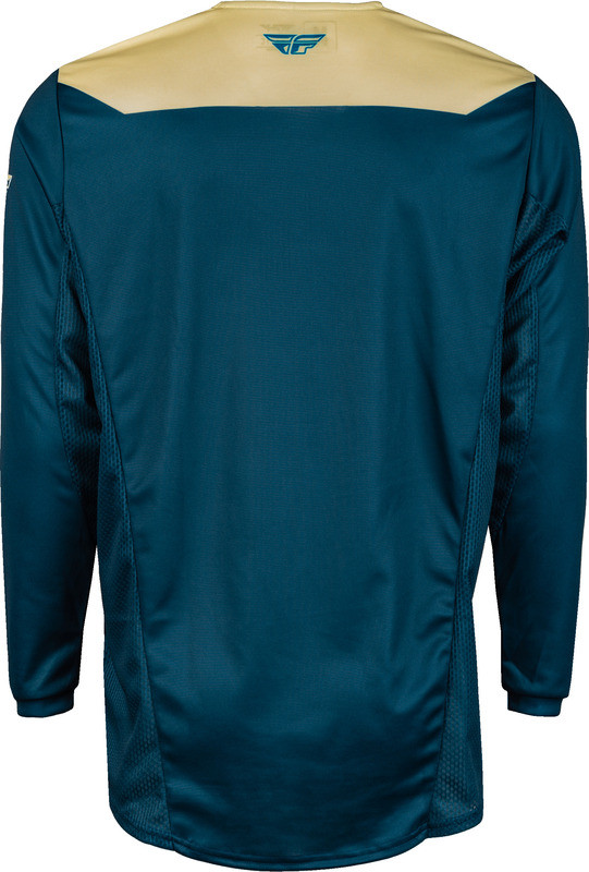 Fly Racing Kinetic Reload Ivory Navy Cobalt Jersey
