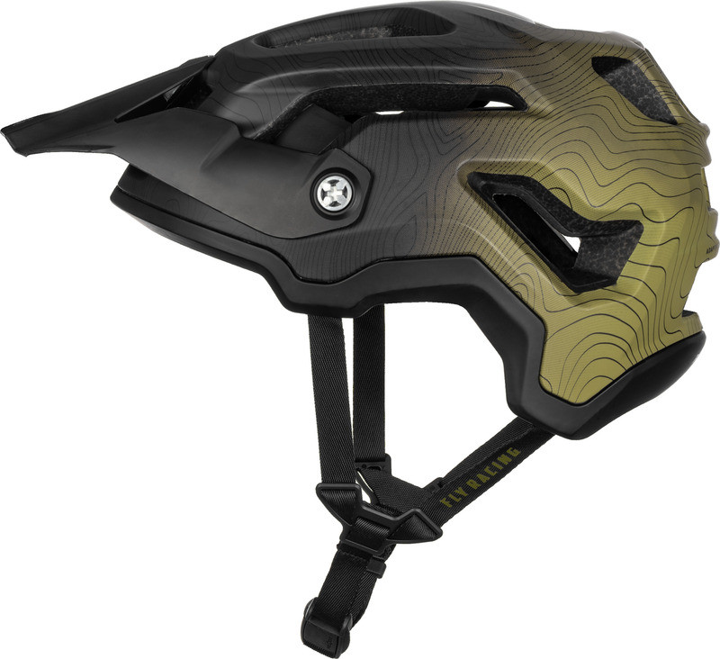Fly Racing Freestone-R Matte Olive Black Helmet