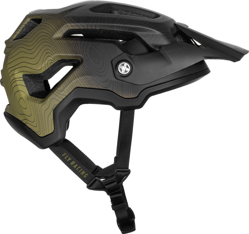 Fly Racing Freestone-R Matte Olive Black Helmet