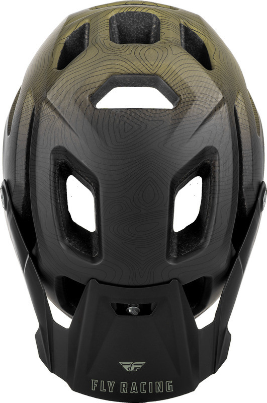 Fly Racing Freestone-R Matte Olive Black Helmet