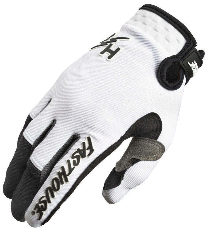 Fasthouse Speed Style White Black Gloves