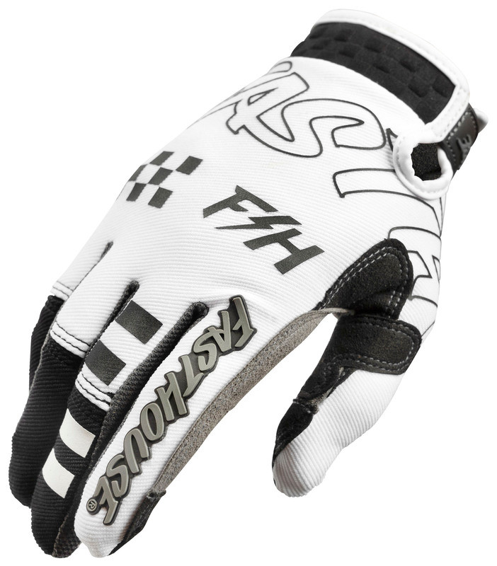 Fasthouse Speed Style Riot White Black Gloves